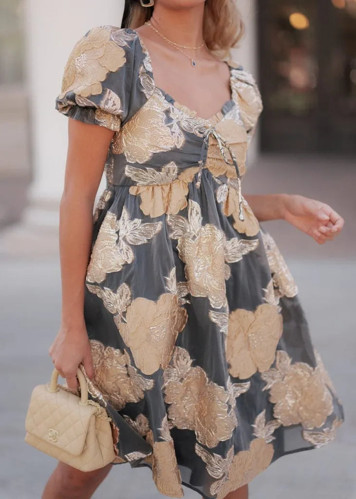 Beaumont Dress in Gold