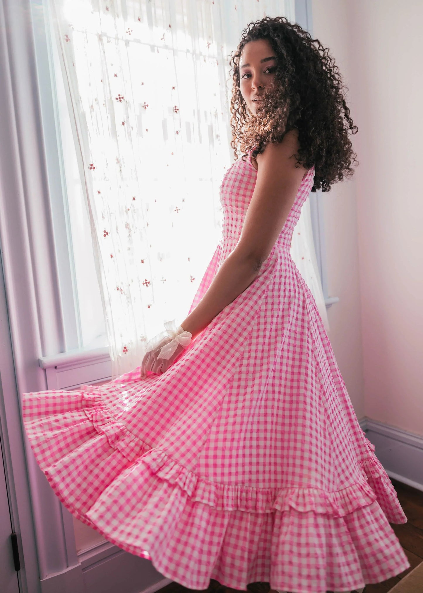 Daze Dress Pink Gingham