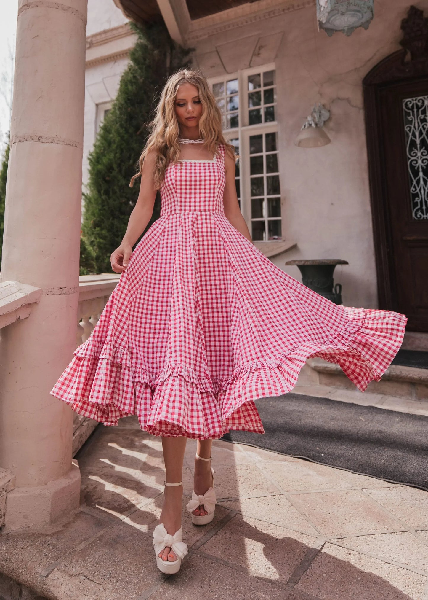Daze Dress Red Gingham