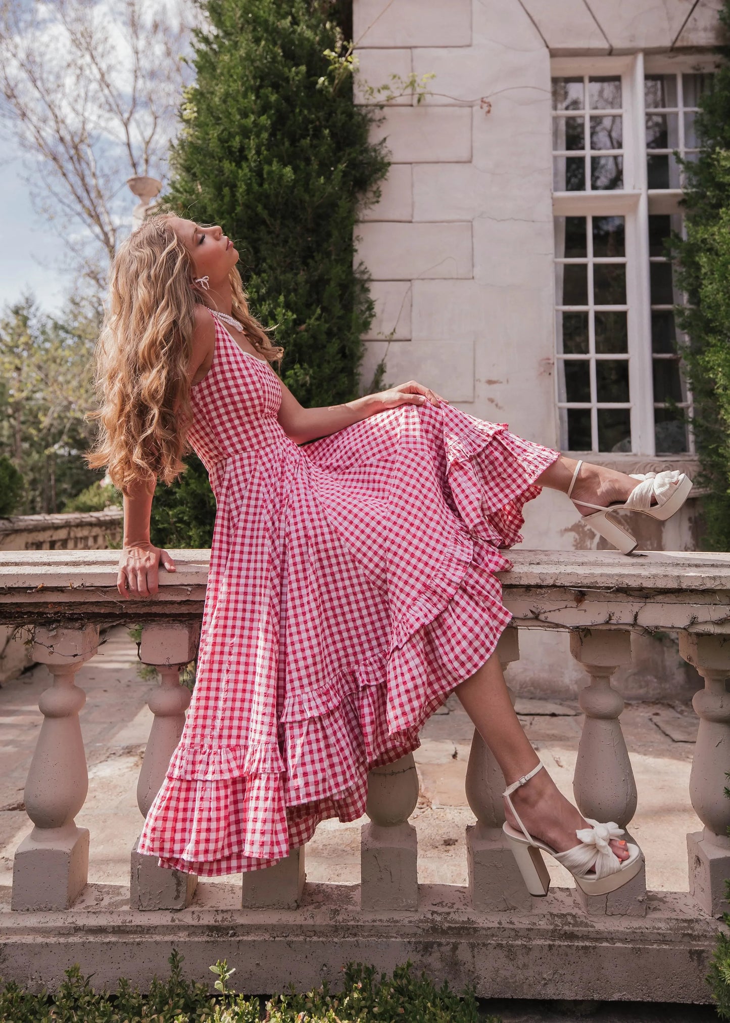 Daze Dress Red Gingham