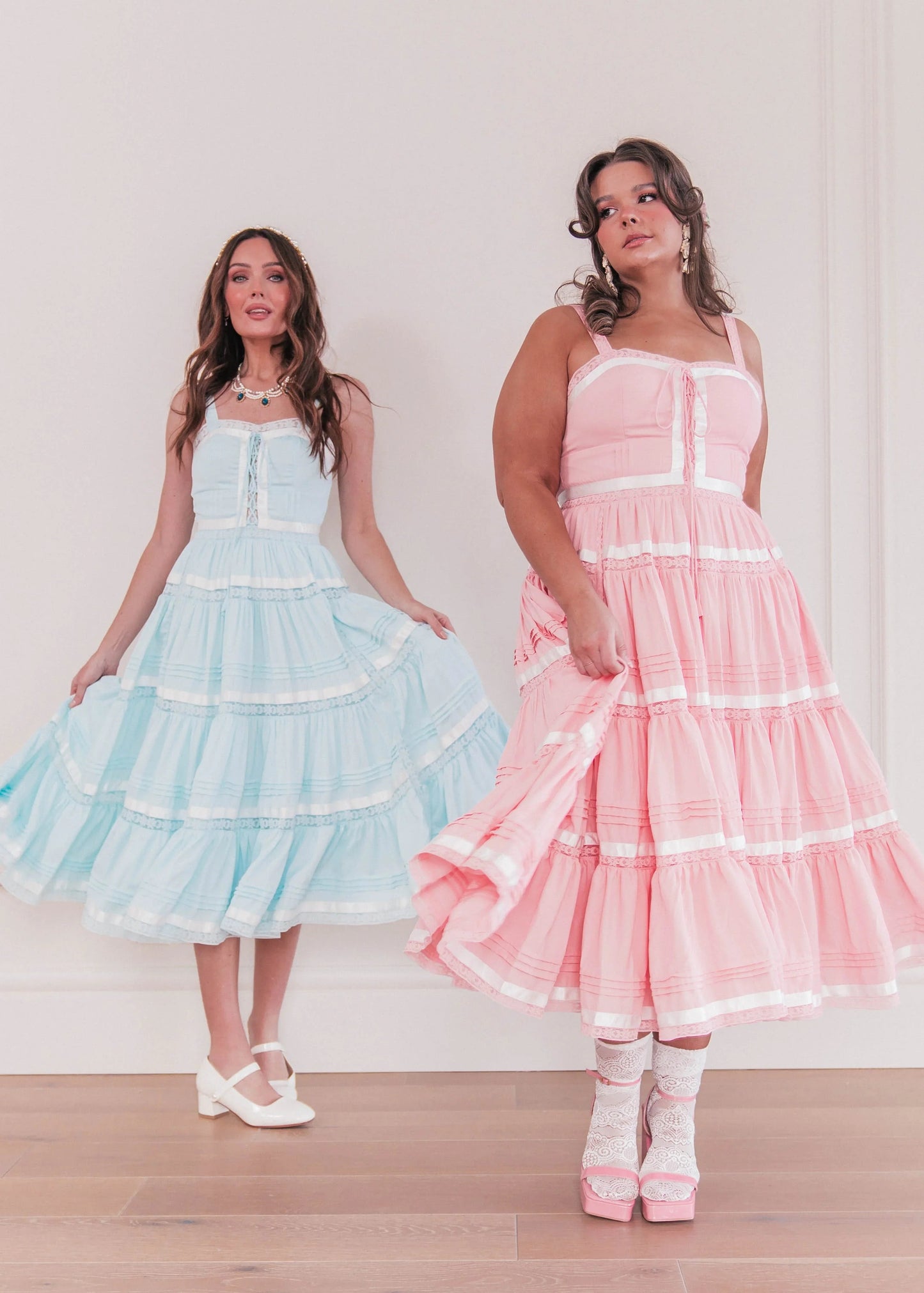 Delores Dress in Pink