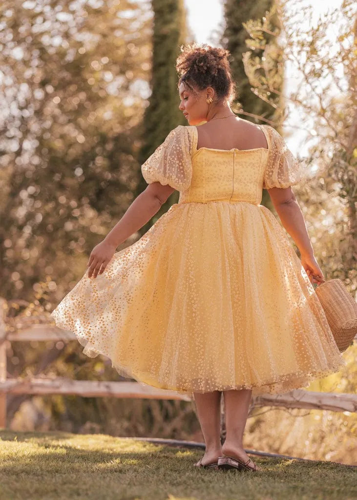 Everbloom Dress in Yellow