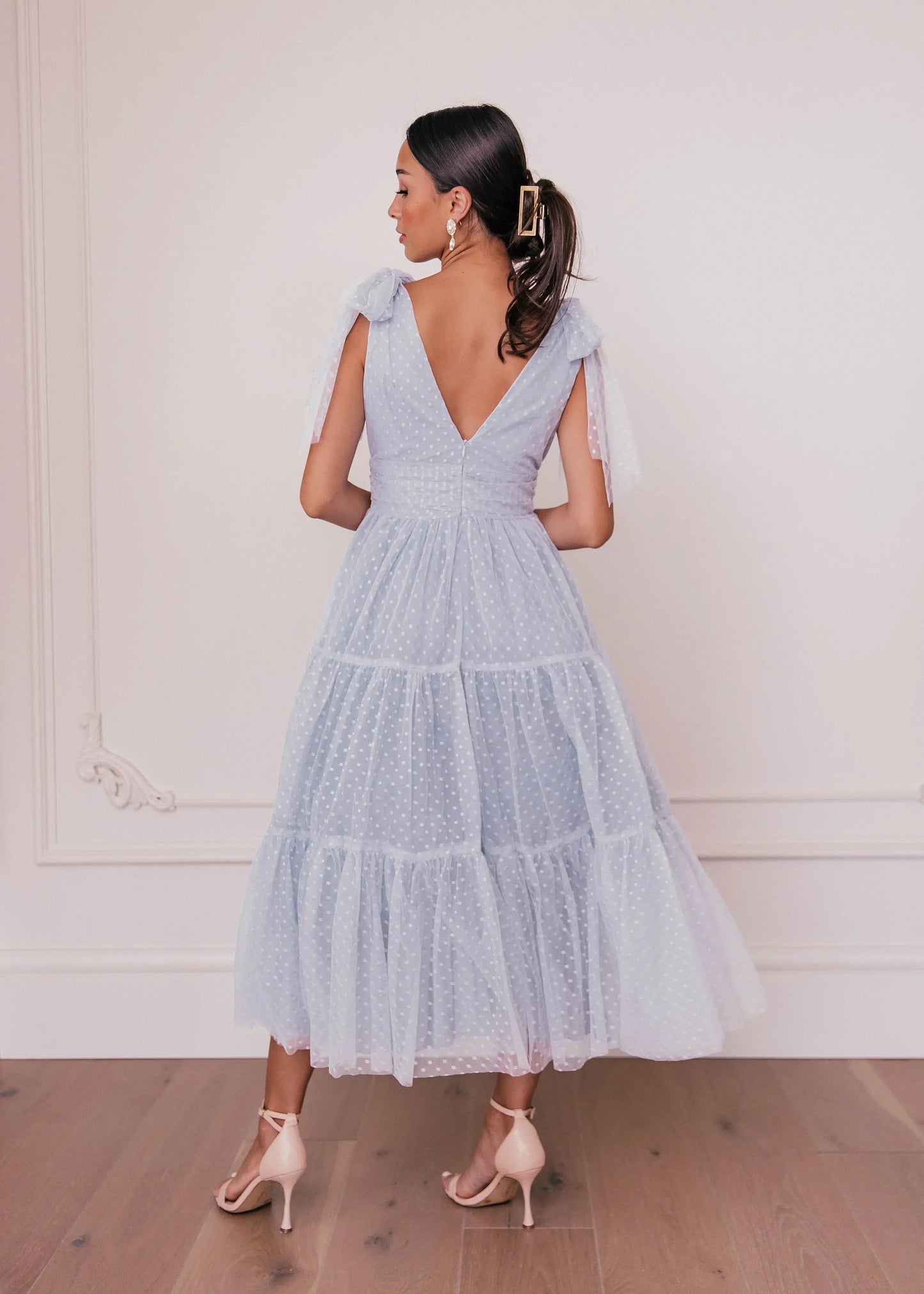 Jeanne Dress Dusty Blue