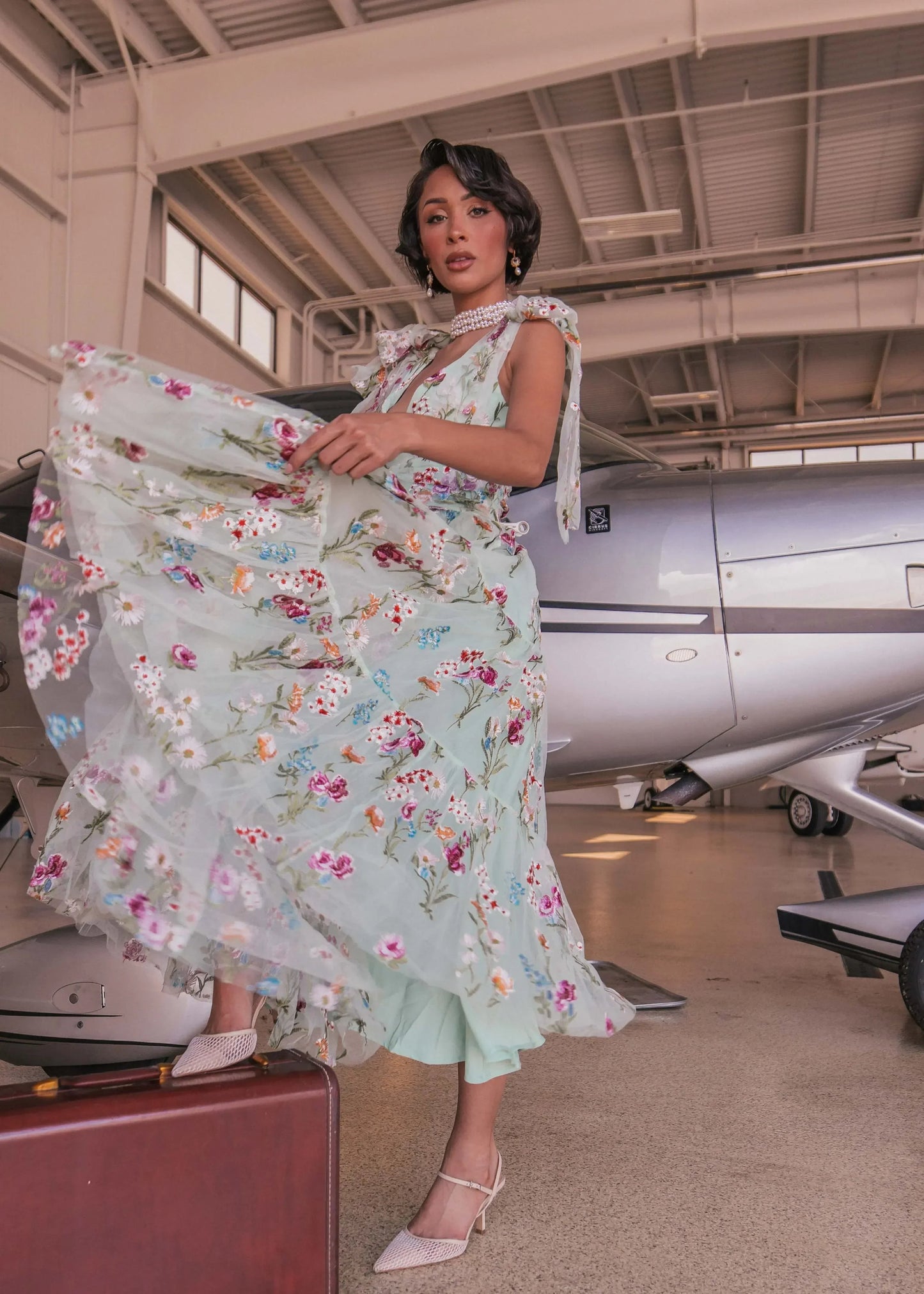 Margaret Midi Dress Green